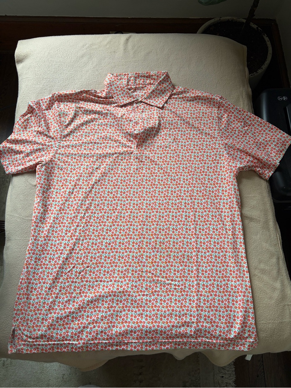 Rhoback Men's Absolute Peach Polo - Large